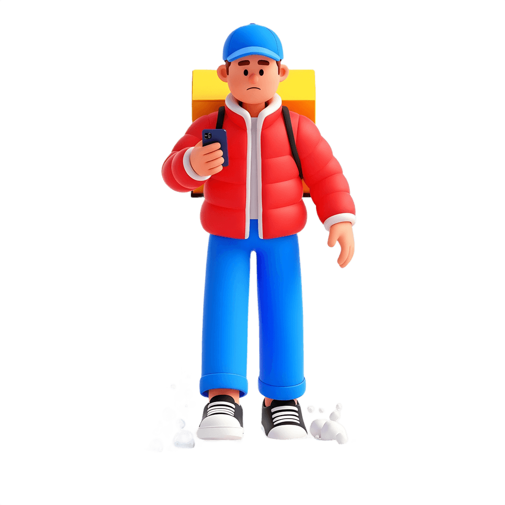 Delivery person seeking help